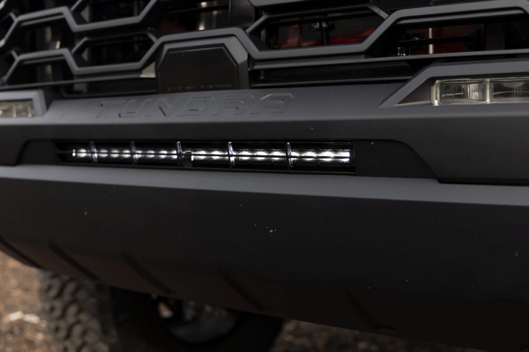 Rough Country LED Light Bumper Mount | 20" Black Slim Line | 2022-2026 Toyota Tundra