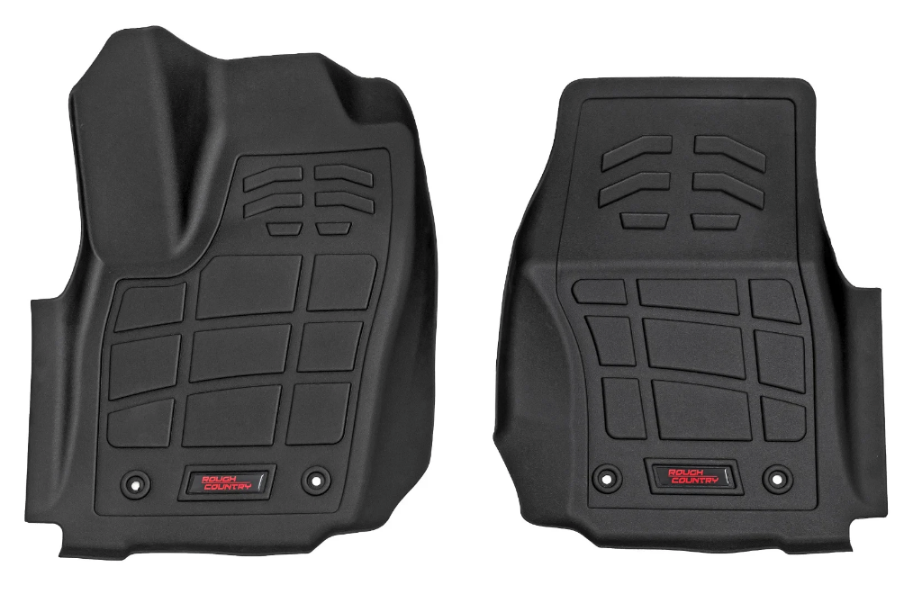 Rough Country Sure-Fit Floor Mats 2024-2026 Toyota Tacoma 2WD/4WD