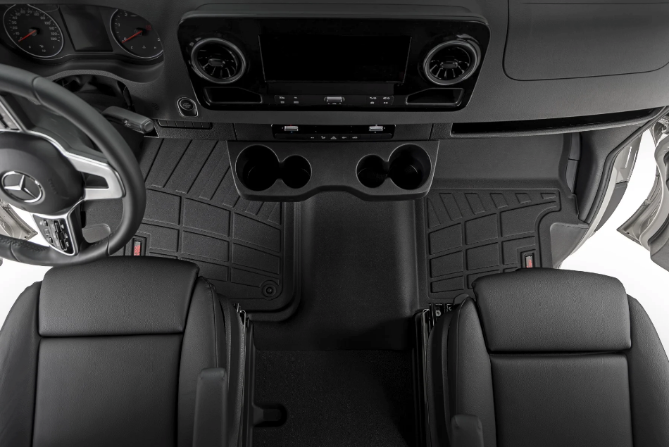 Rough Country Sure-Fit Floor Mats 2019-2025 Mercedes-Benz Sprinter 3500 / Sprinter 3500XD