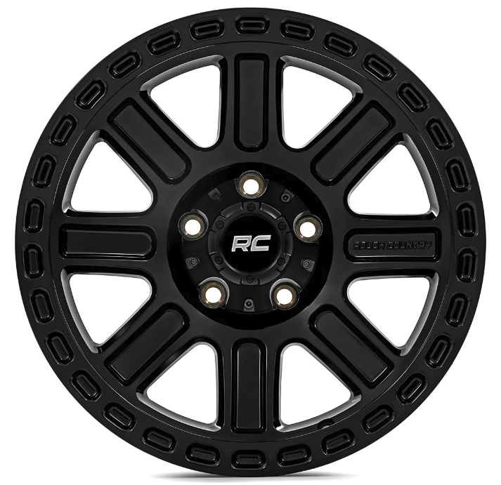 18x8.5 Rough Country 84 Series Wheel Gloss Black