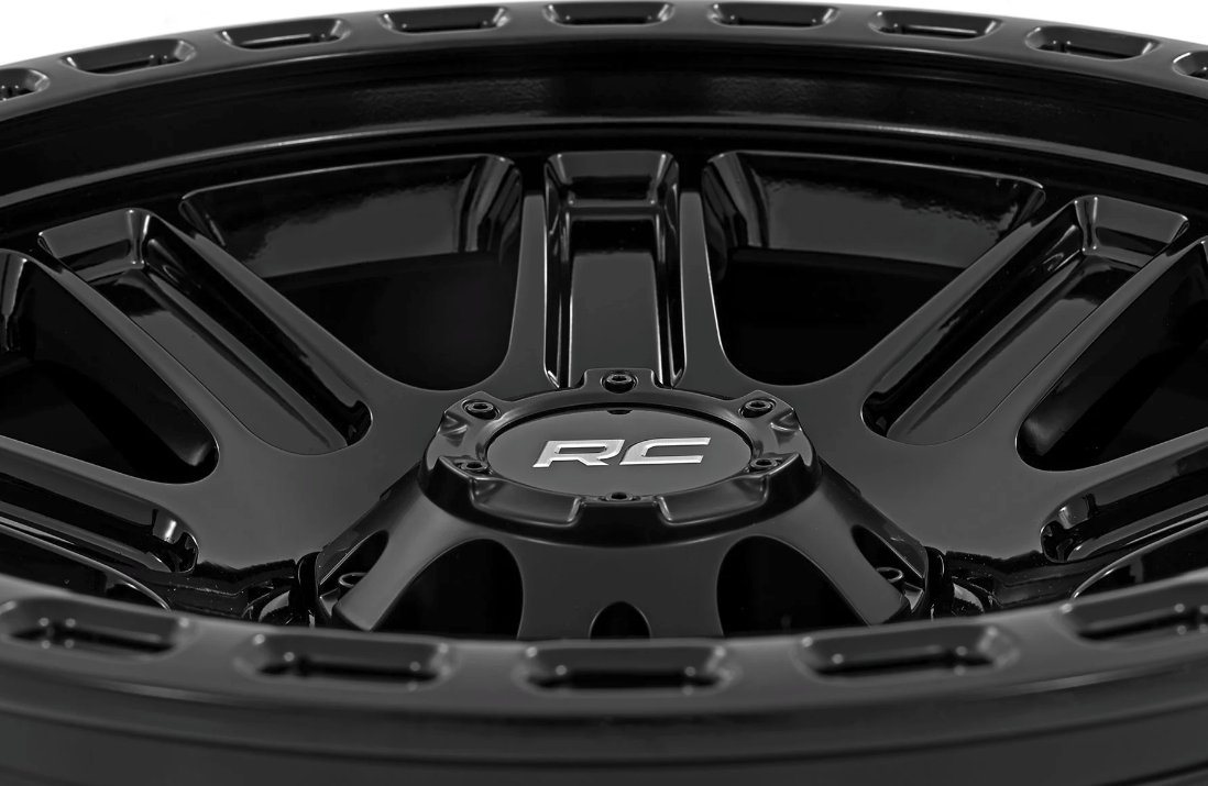 18x8.5 Rough Country 84 Series Wheel Gloss Black
