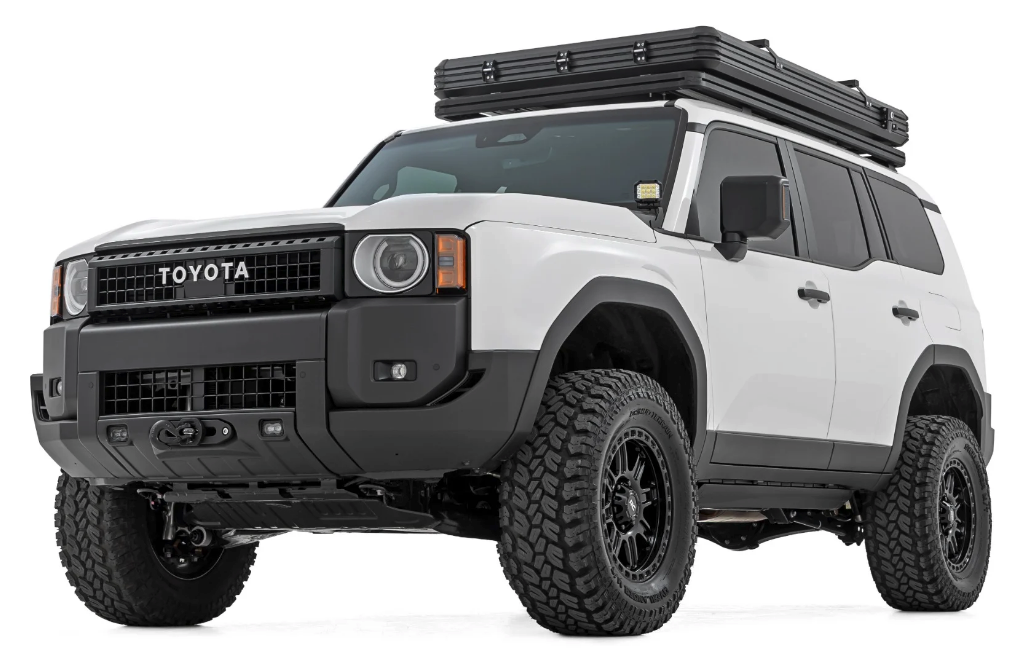 Rough Country Hidden Winch Mount With LED Fog Lamps 2024-2025 Toyota Land Cruiser 4WD