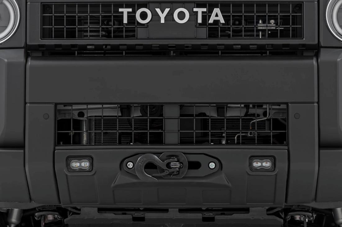 Rough Country Hidden Winch Mount With LED Fog Lamps 2024-2025 Toyota Land Cruiser 4WD