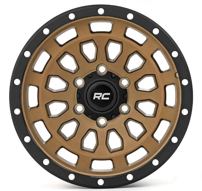 17x8.5 Rough Country 87 Series Wheel Bronze/Black