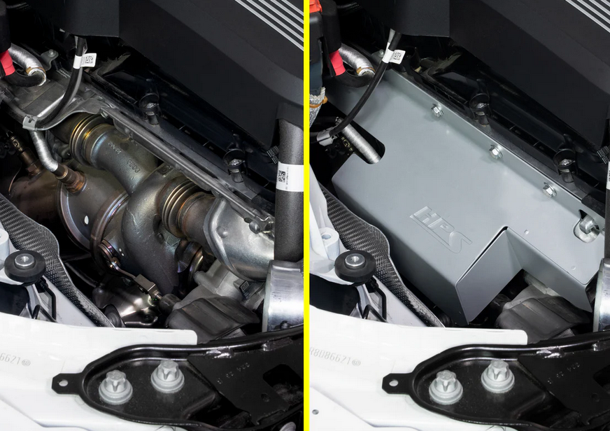 HPS Turbo Heat Shield Steel w/ Cerakote Ceramic Coating 2023-2024 BMW M240i / 2020-2024 M340i / 2021-2024 M440i (B58 3.0L Turbo)