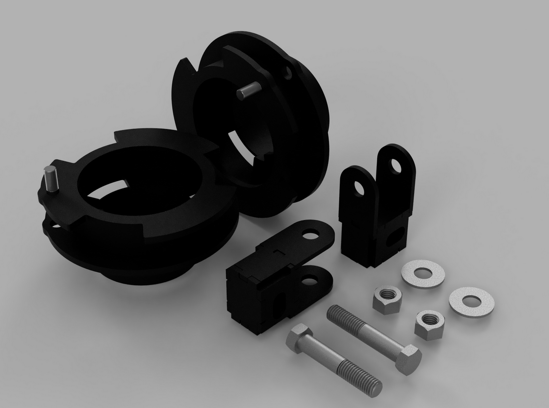 Traxda Front 1.5" Leveling Kit 2014-2026 Dodge Ram 2500 4×4/4×2 / 2013-2026 Dodge Ram 3500