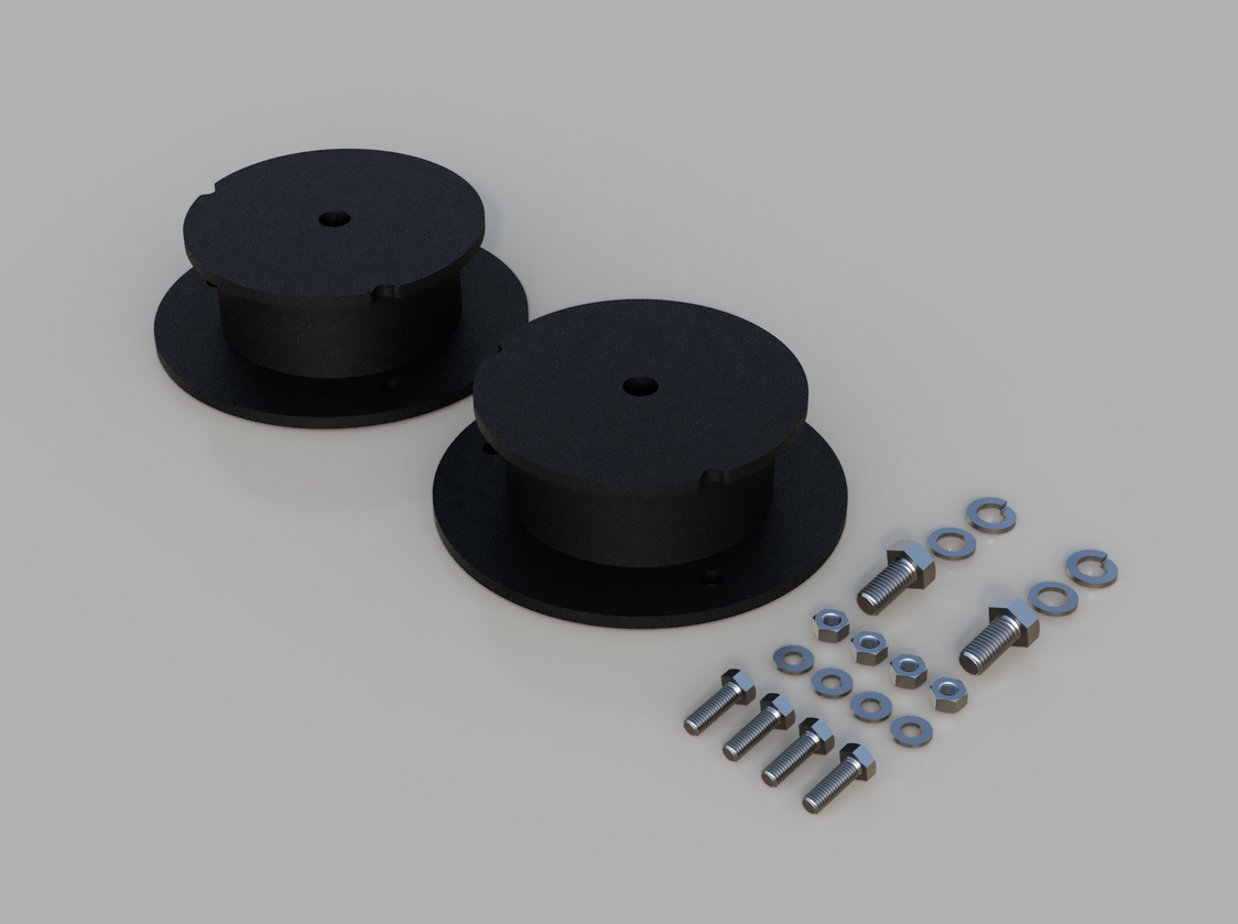 Traxda Rear Lift Kit 2013-2024 Dodge Ram 3500 Air Bag - 2" Rear Lift - ADD ON KIT ONLY