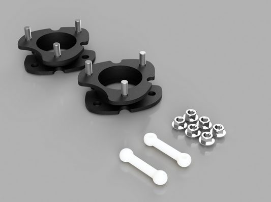 Traxda Front Leveling Kit 2016-2024 Dodge Ram 1500 4x4 Air Ride (Front 2") Coilover 5 Lug vehicles