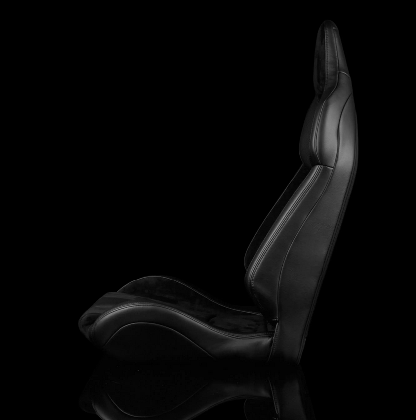Braum VIPER X Fixed Back Bucket Seat | Black Leatherette (Priced Per Seat)