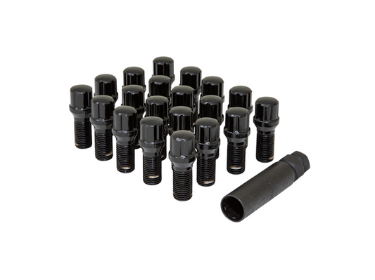 Gorilla Small Diameter Spline Lug Bolts | 17mm & 19mm Dual Hex Key | 14mm x 1.25 Thread Size | 27mm Threaded Length | Set of 20