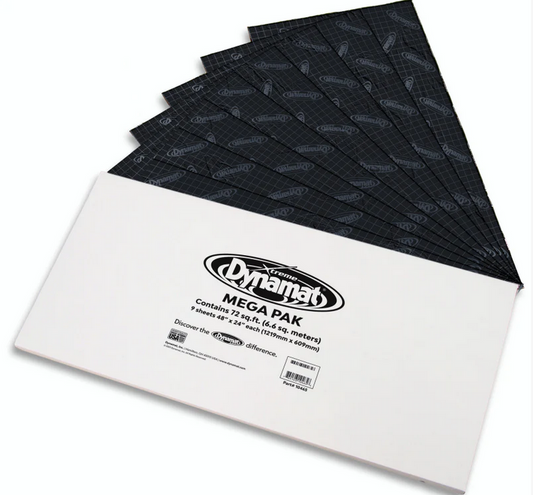 Dynamat Xtreme Sound Deadening Car Insulation Mega Pack