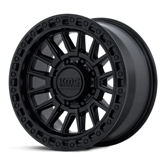 18x9.0 KMC Wheels KM557 - Vista | Matte black - GBL