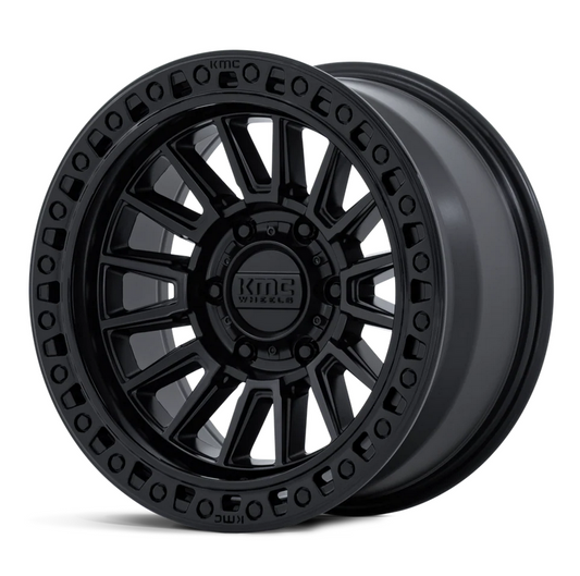 17x8.5 KMC Wheels KM557 - Vista | Matte black - GBL