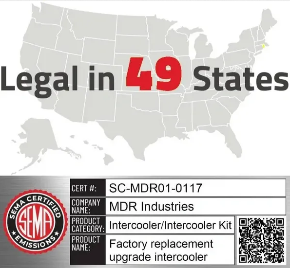 MDR Industries Billet Upgrade Intercooler Honda Civic Type R (FL5) / Acura Type S (DE5)