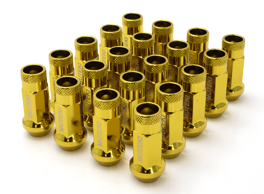 Muteki SR48 Open End Lug Nuts M12x1.25 (48mm tall)