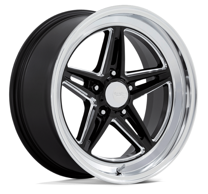 18x7.0 American Racing Groove VN514 Gloss Black w/ Diamond Cut Lip