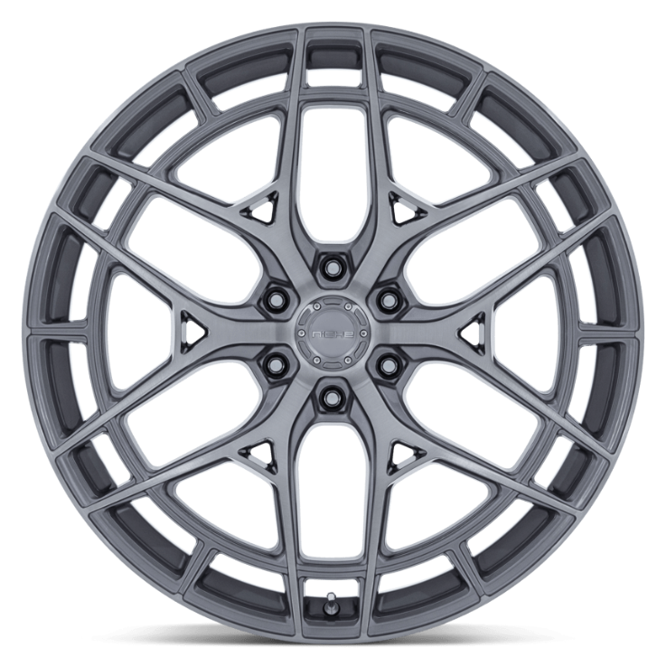 24x10 Niche NC284 Adria Platinum w Brushed Face