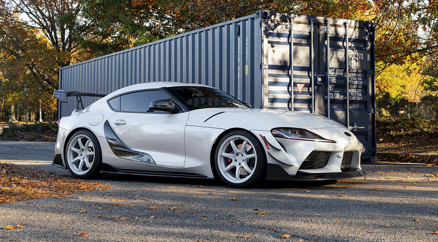 19x8.5 Rotiform RC208 BPU Gloss Blue Gray