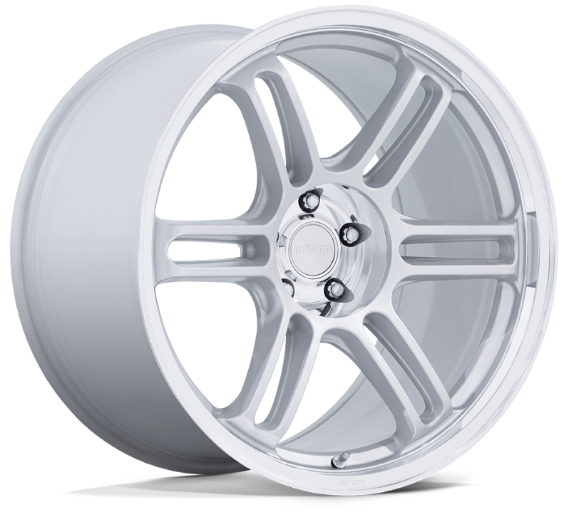 20x10 Rotiform RPS Matte Silver w/ Diamond Cut Lip