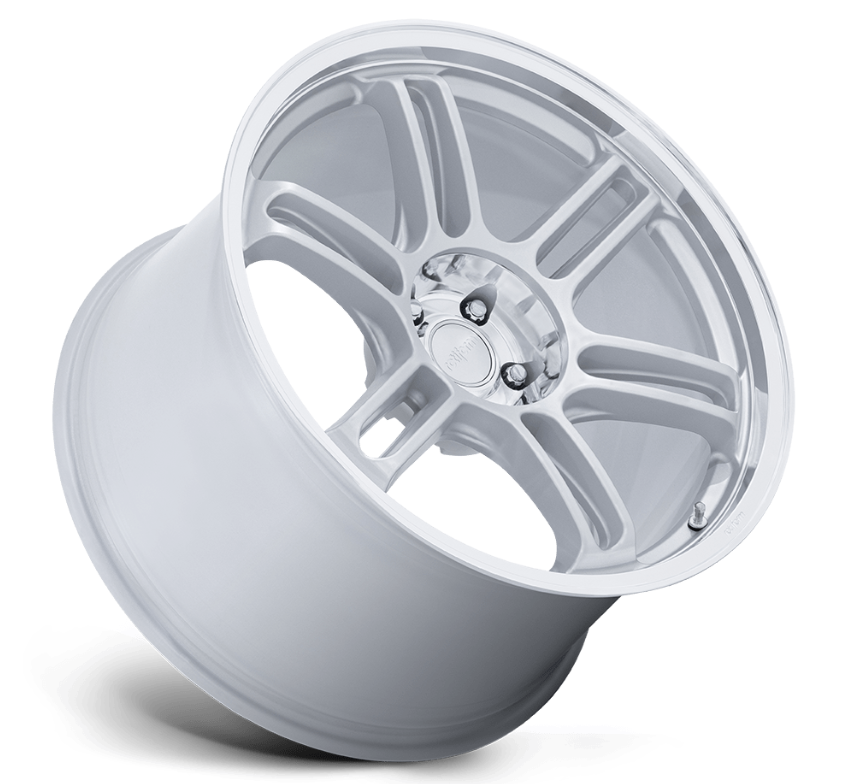 20x10 Rotiform RPS Matte Silver w/ Diamond Cut Lip