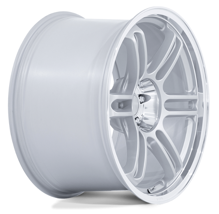 20x10 Rotiform RPS Matte Silver w/ Diamond Cut Lip