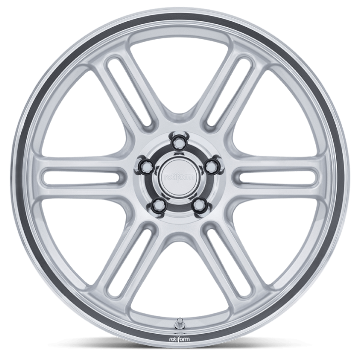20x10 Rotiform RPS Matte Silver w/ Diamond Cut Lip