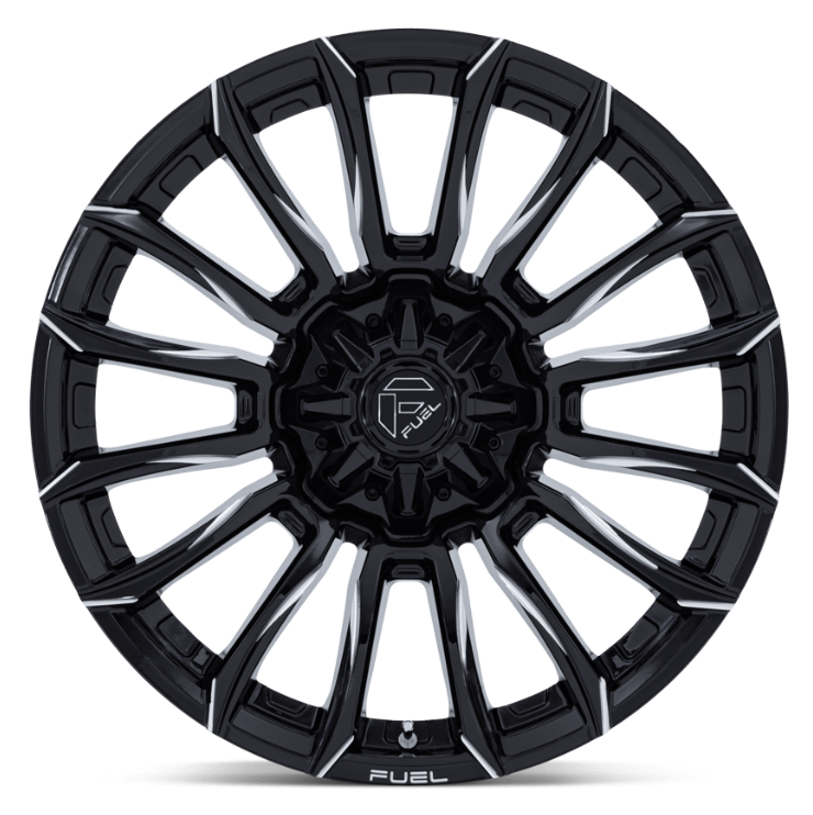 22x9.0 Fuel Blade FC889 Gloss Black Milled