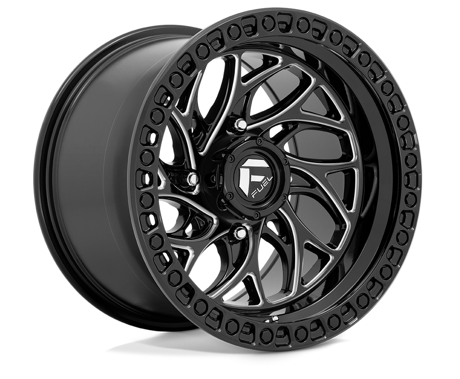 15x10 Fuel Runner D741 Gloss Black Miled