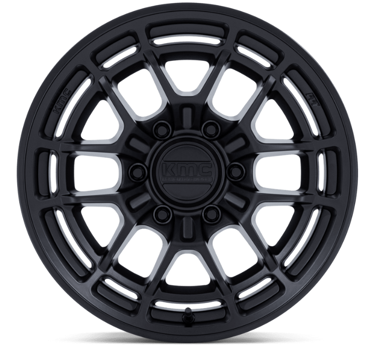 17x8.5 KMC Archer KM732 Matte Black