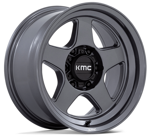 17x8.5 KMC Lobo KM728 Matte Anthracite