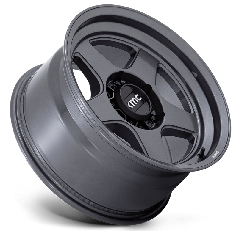 17x9.0 KMC Lobo KM728 Matte Anthracite
