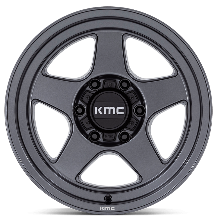17x9.0 KMC Lobo KM728 Matte Anthracite