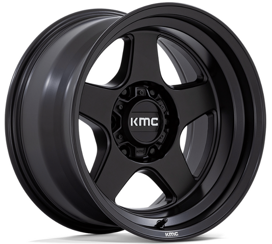 17x8.5 KMC Lobo KM728 Matte Black