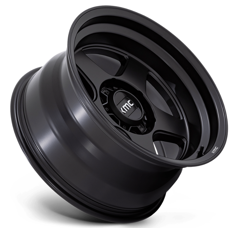 17x8.5 KMC Lobo KM728 Matte Black