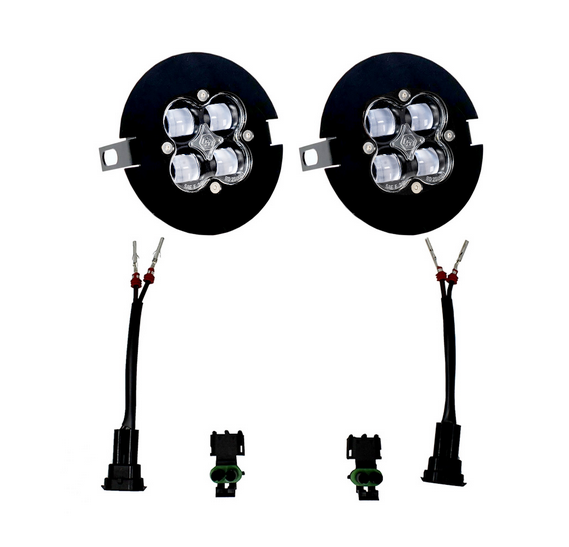 Baja Designs Ford/Toyota Squadron SAE Fog Pocket Light Kit - Ford 2006-14 F-150; Toyota 2005-11 Tacoma; 2007-13 Tundra