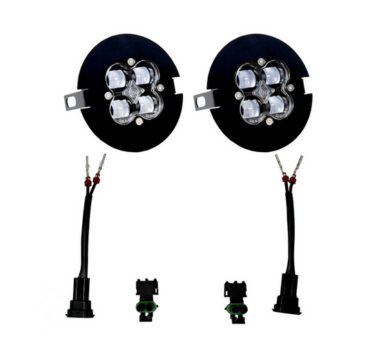 Baja Designs Ford/Toyota Squadron SAE Fog Pocket Light Kit - Ford 2006-14 F-150; Toyota 2005-11 Tacoma; 2007-13 Tundra
