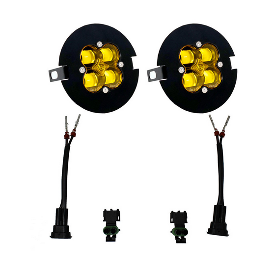 Baja Designs Ford/Toyota Squadron SAE Fog Pocket Light Kit - Ford 2006-14 F-150; Toyota 2005-11 Tacoma; 2007-13 Tundra