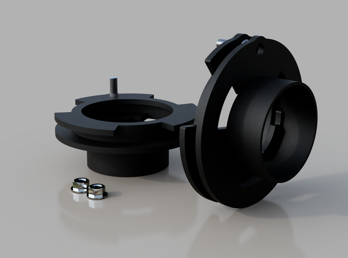 Traxda Leveling Kit 2014-2024 Dodge Ram 2500 4×4/4×2 / 2013-2024 Dodge Ram 3500 - 1" Front