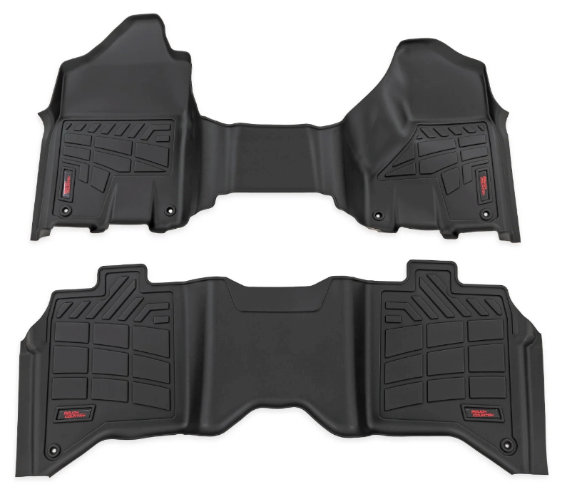 Rough Country Sure-Fit Floor Mats 2019-2026 Ram 2500/3500 2WD/4WD
