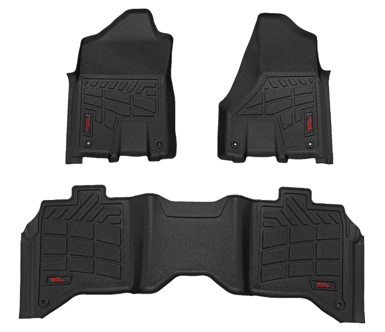 Rough Country Sure-Fit Floor Mats 2019-2026 Ram 2500/3500 2WD/4WD