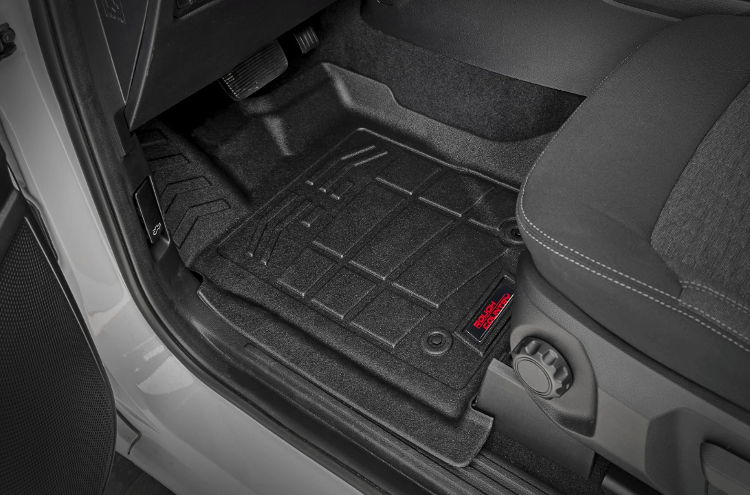 Rough Country Sure-Fit Floor Mats 2024-2026 Ford Ranger (2WD/4WD)
