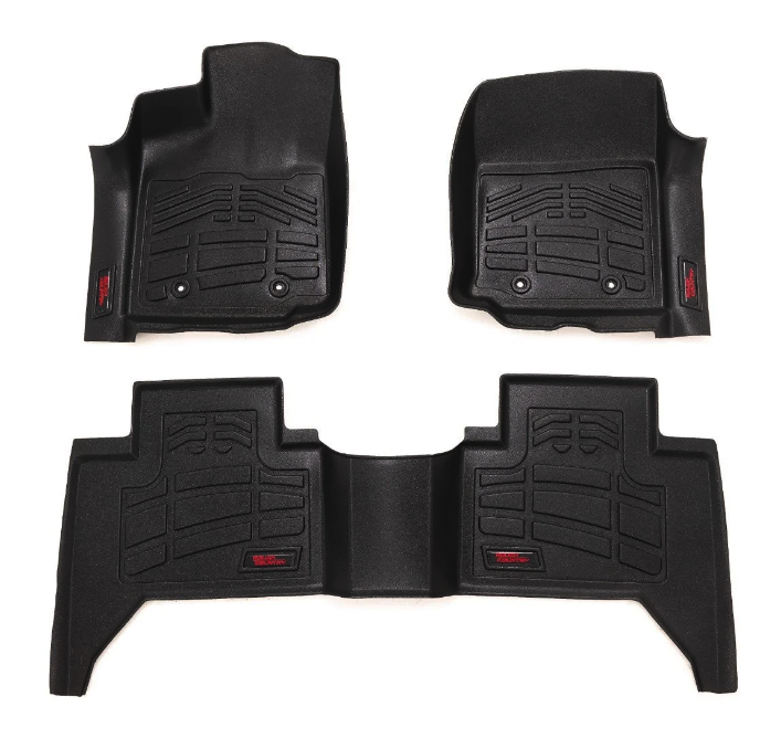 Rough Country Sure-Fit Floor Mats 2016-2023 Toyota Tacoma 2WD/4WD