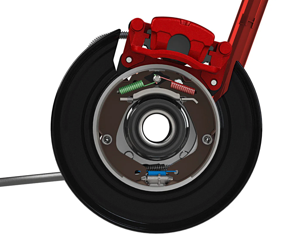 Pedders Rear Disc Brake Conversion Kit 2005-2023 Toyota Tacoma (6 Lug)