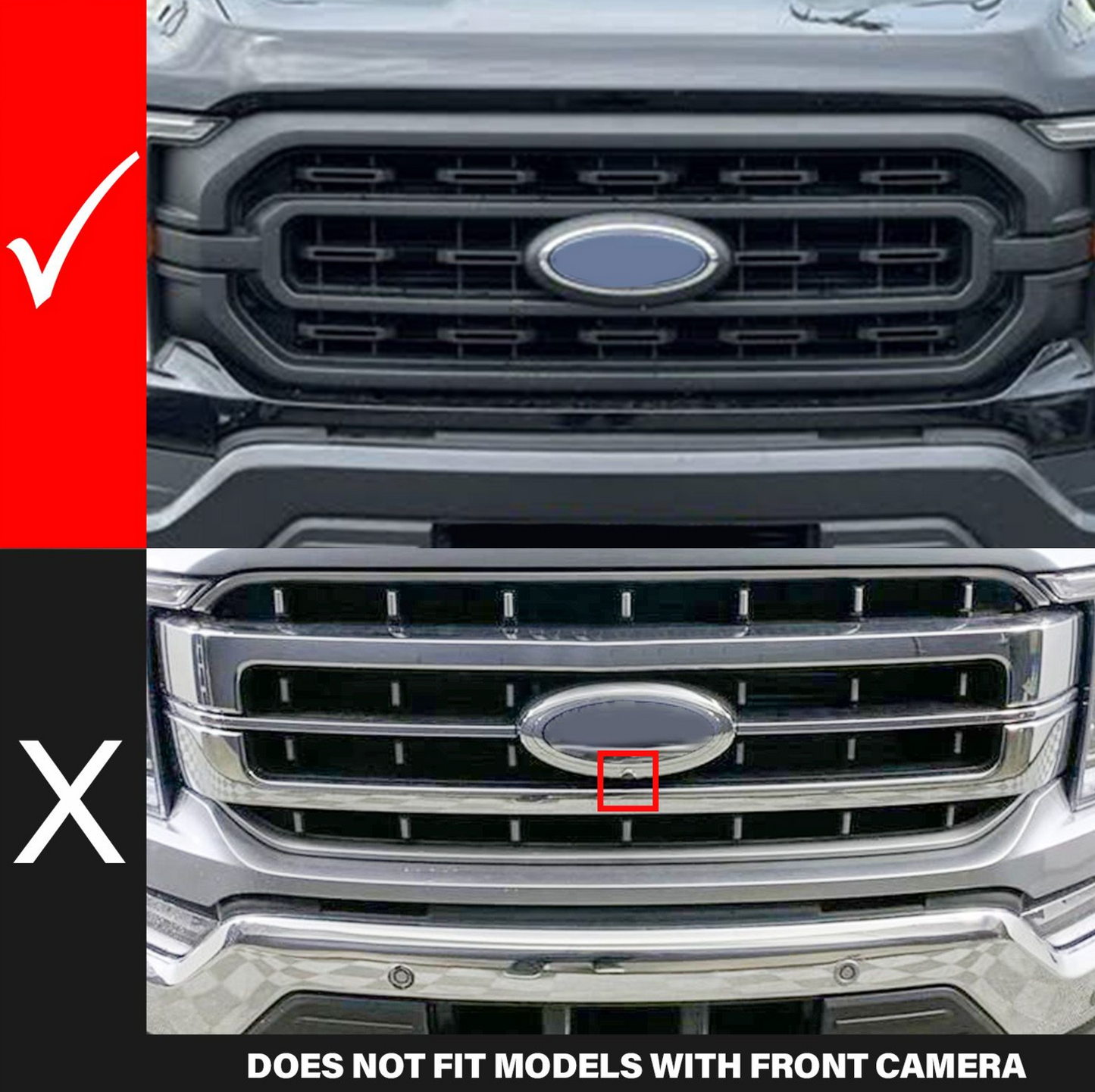 2021-2023 FordF-150 Nexum Series BlackLED Grille w/ Ignition Initiation Feature & Running Light Bar