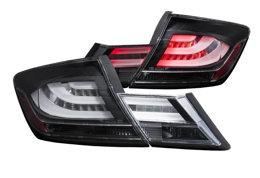 Anzo 2013-2015 Honda Civic 4DR Led Tail Lights Black