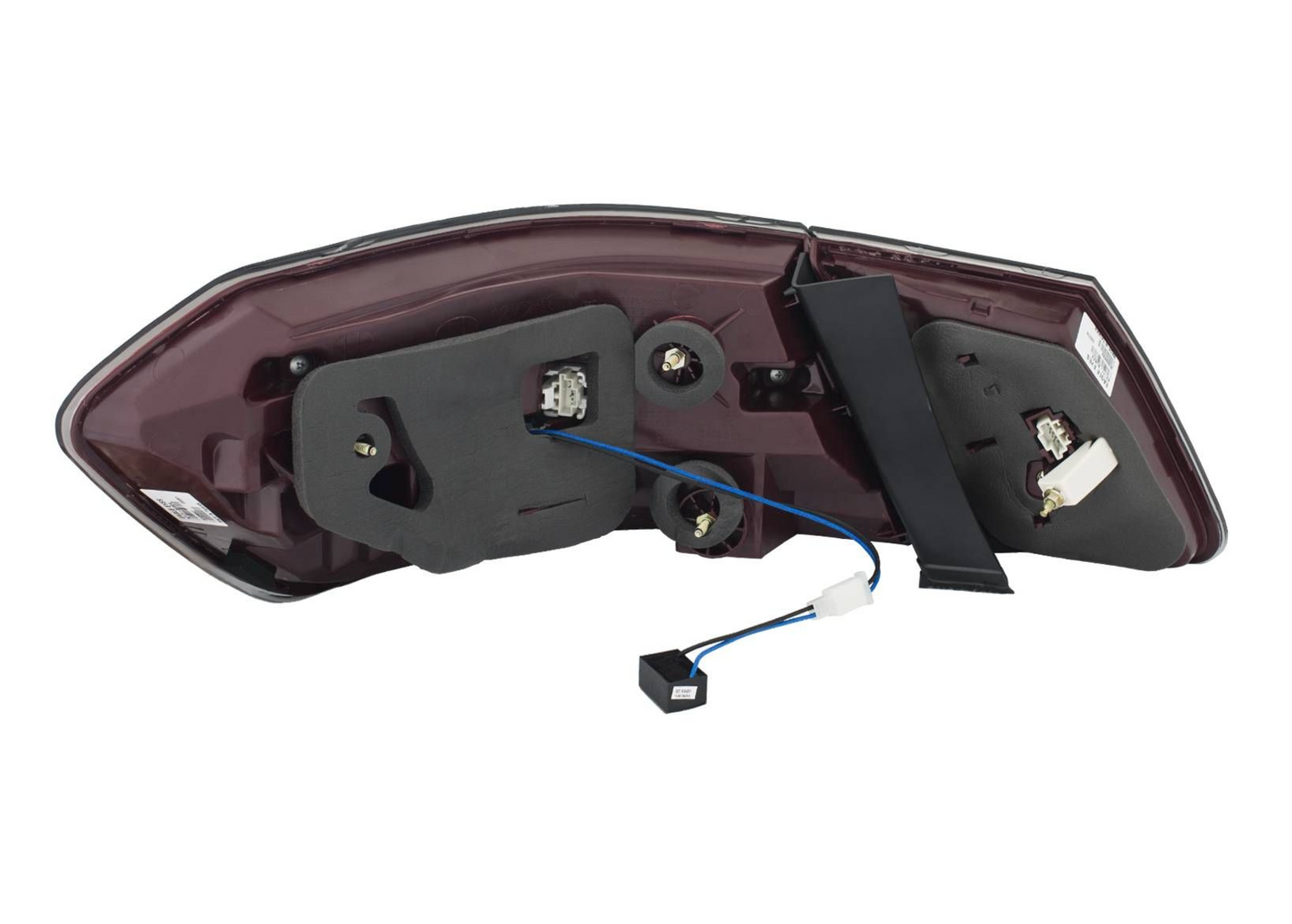 Anzo 2010-2013 Mercedes Benz E Class W212 4DR LED Tail Lights Chrome Red/Clear Lens(4 PCS)