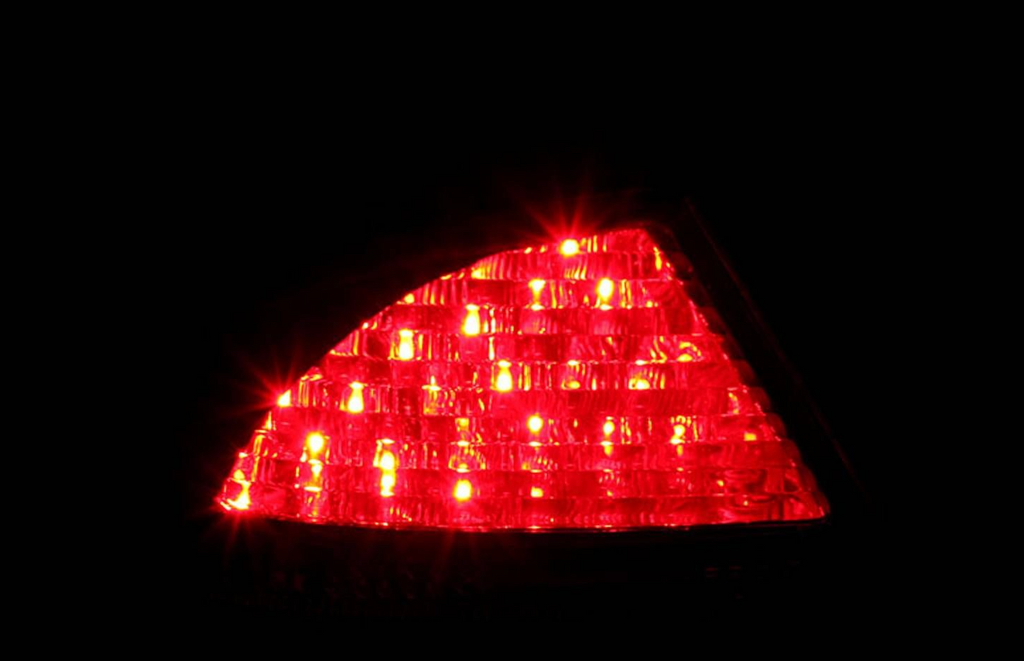 2000-2005 Mercedes Benz S Class W220 S430/S450/S500/S550/S600/S55 AMG LED Tail Lights Chrome Red/Smoke Lens