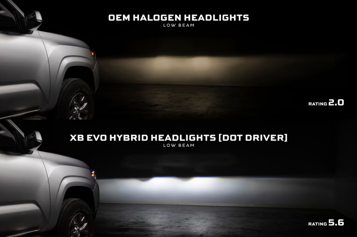 Morimoto 2016-2023 Toyota Tacoma XB Evo Hybrid LED Headlights