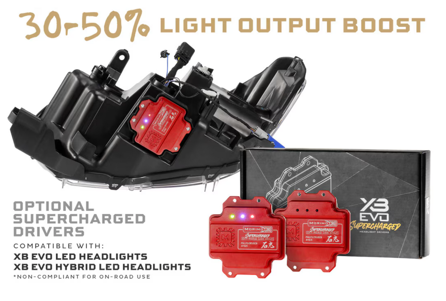 Morimoto 2016-2023 Toyota Tacoma XB Evo Hybrid LED Headlights