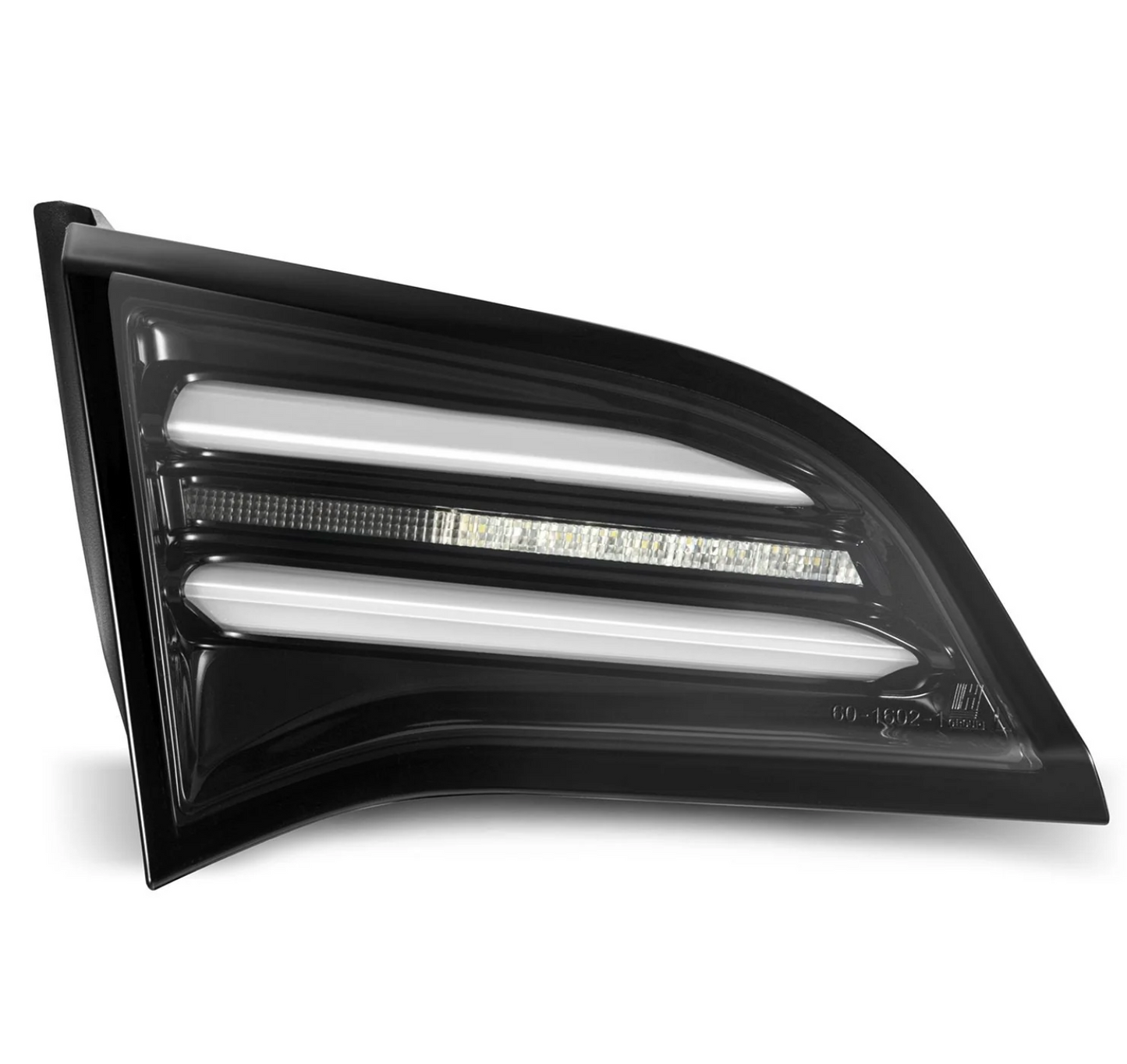 AlphaRex 2020-2024 Tesla Model Y / 2022-2023 Model 3 (With Stock Amber Turn Signal) PRO-Series LED Tail Lights Jet Black